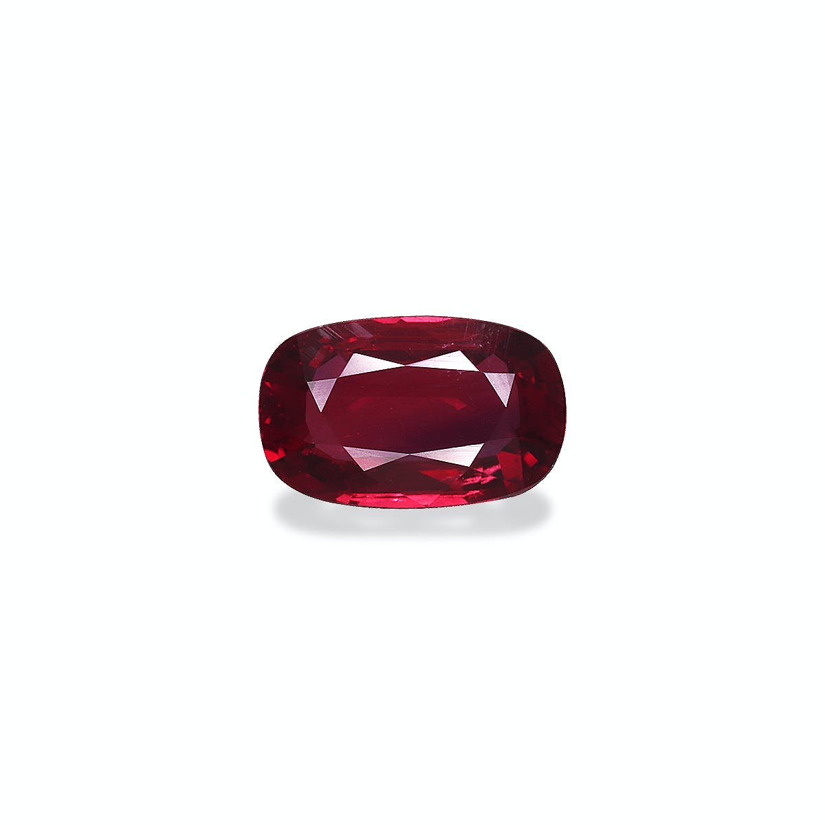 Mozambique Ruby Oval Fine Step Cut Red