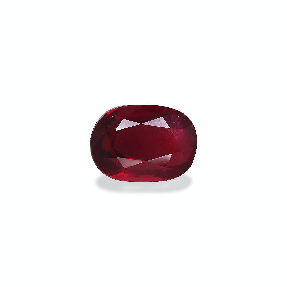 Mozambique Ruby Oval Fine Step Cut Red