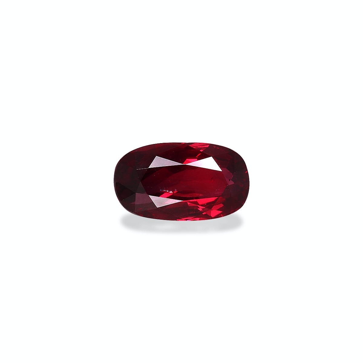 Mozambique Ruby Oval Fine Step Cut Red