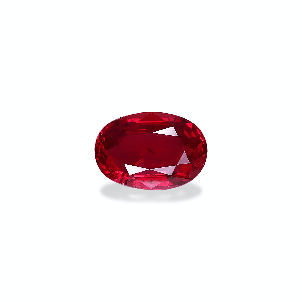 Mozambique Ruby Oval Fine Step Cut Red