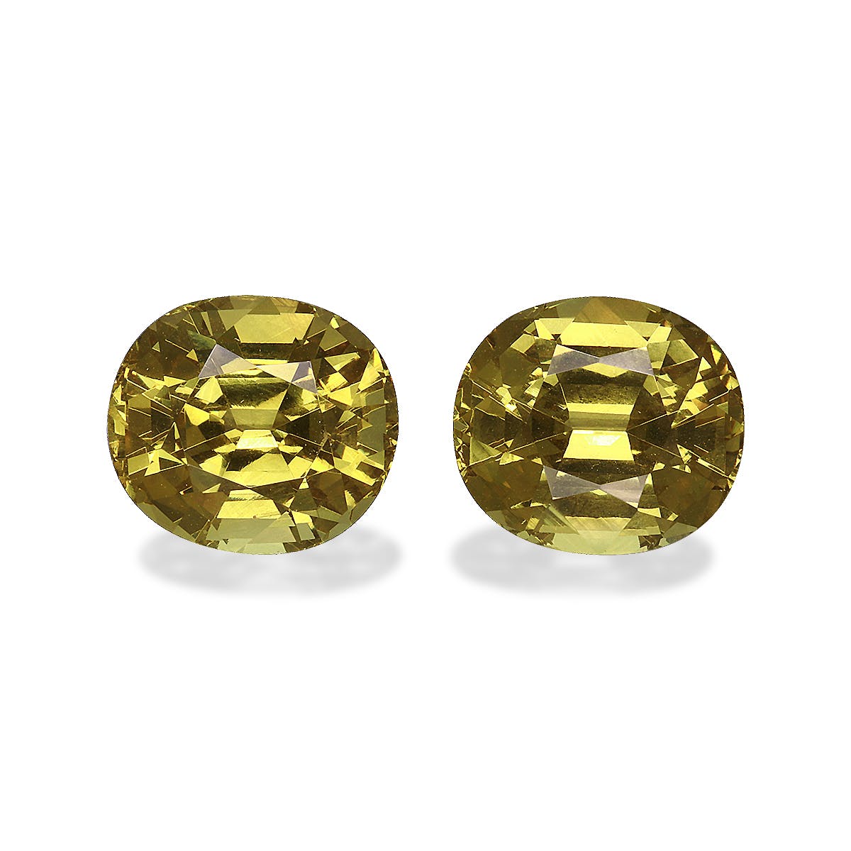 Mali Garnet Oval Fine Step Cut Golden Yellow