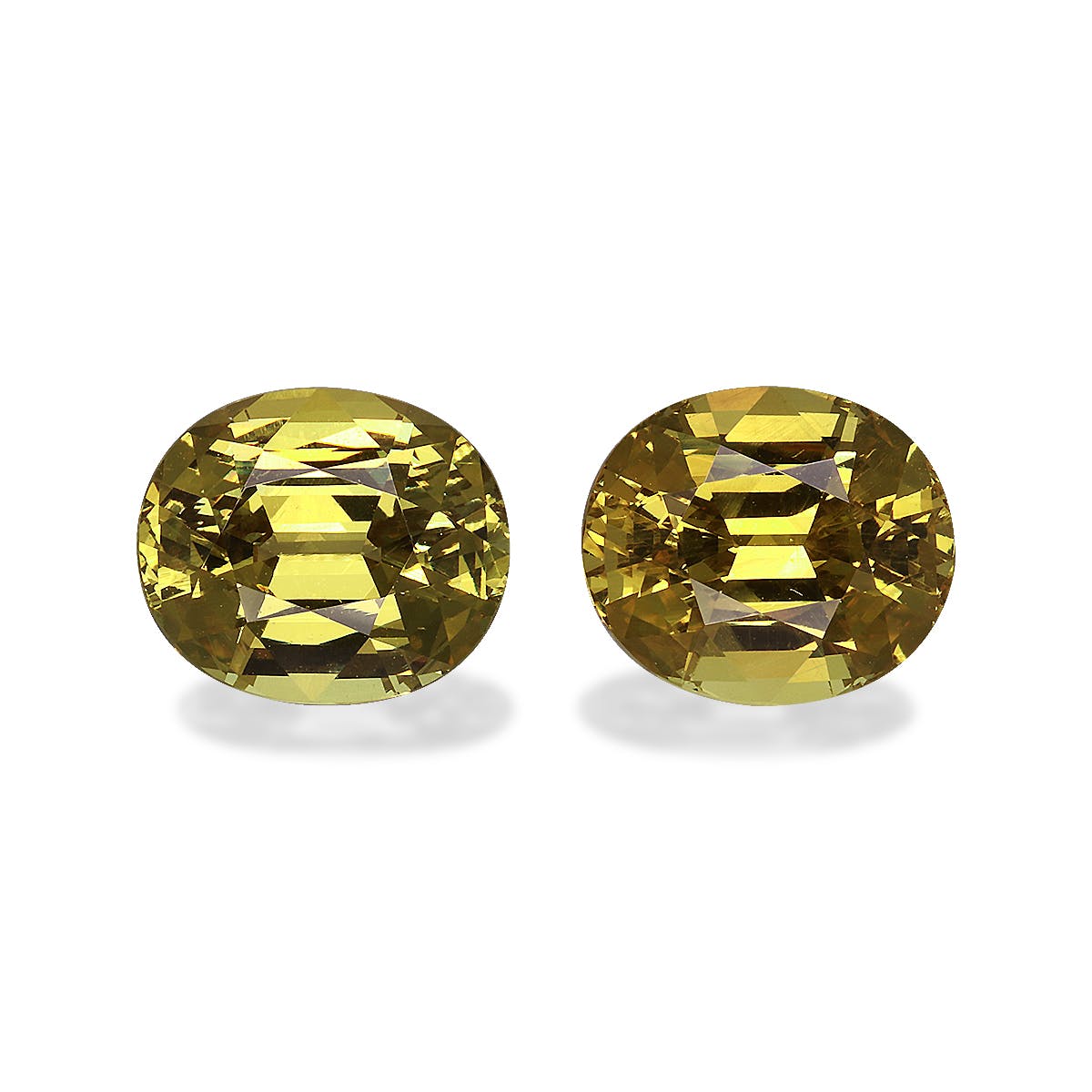 Mali Garnet Oval Fine Step Cut Golden Yellow