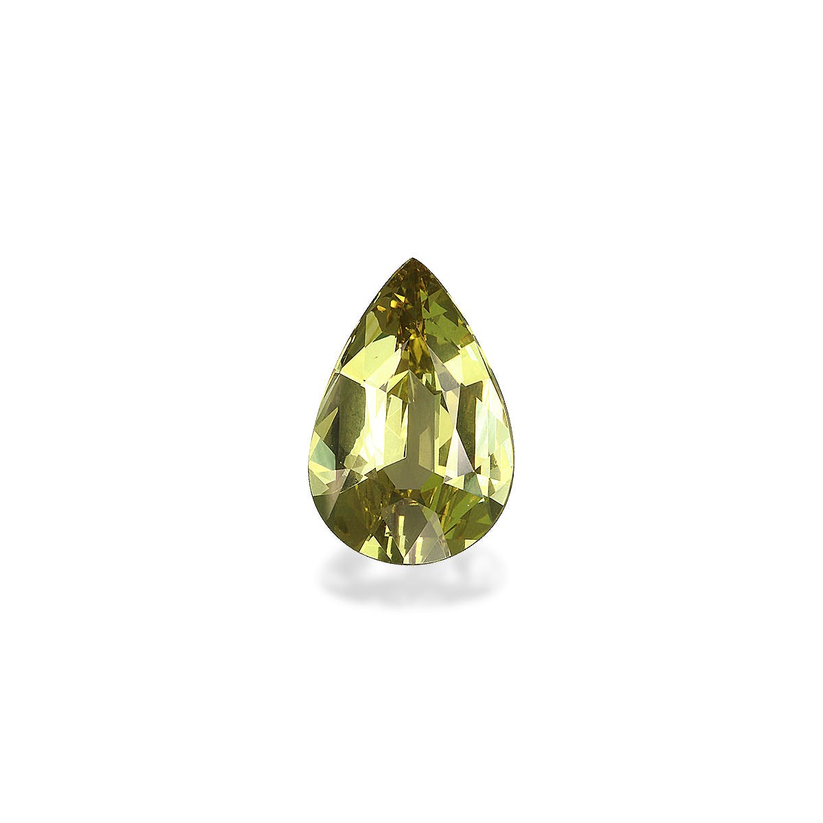 Grossular Garnet Pear Fine Step Cut Lime Green