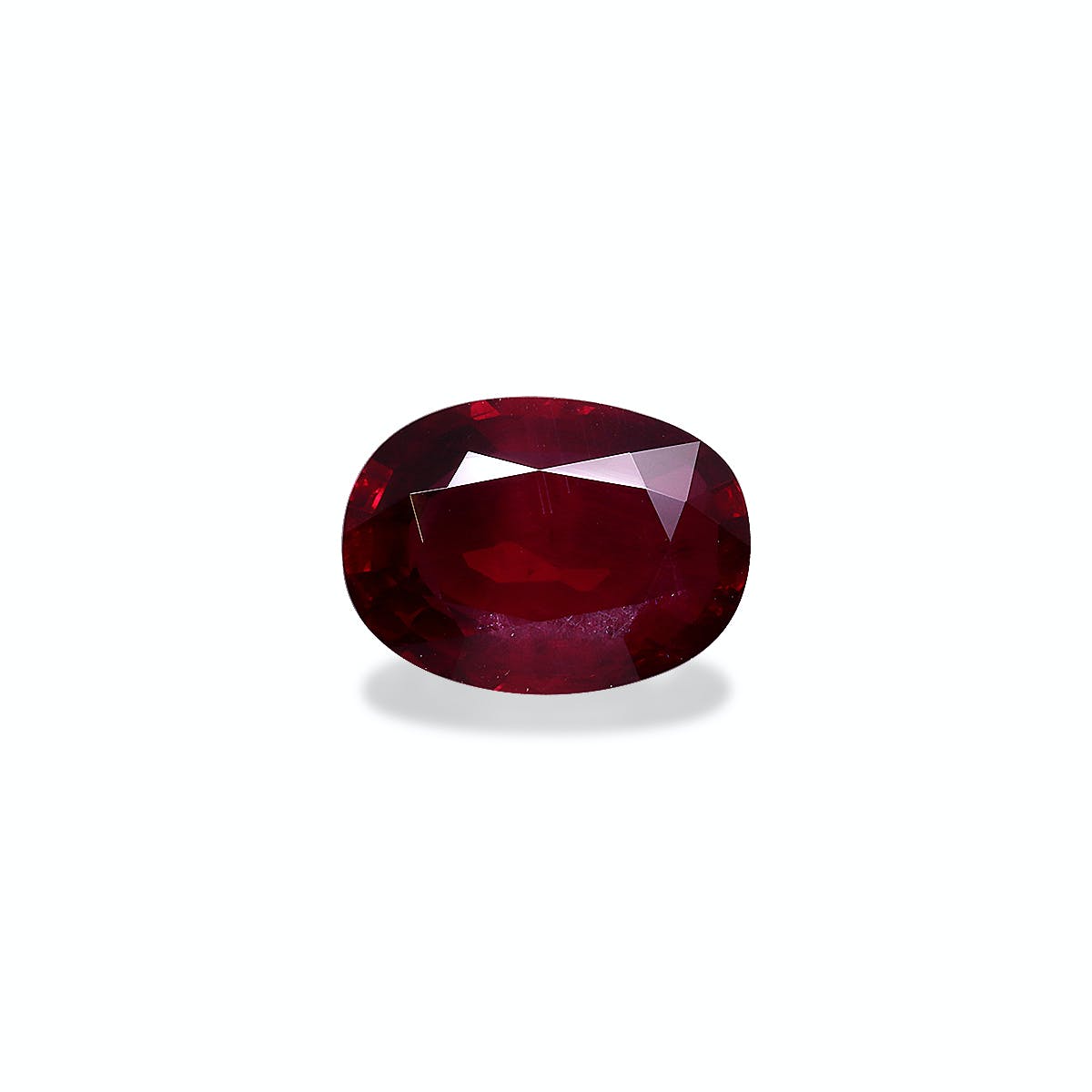 Mozambique Ruby Oval Fine Step Cut Red