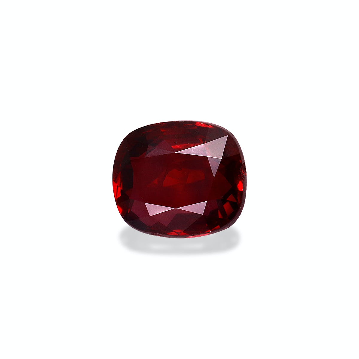 Mozambique Ruby Cushion Fine Step Cut Red