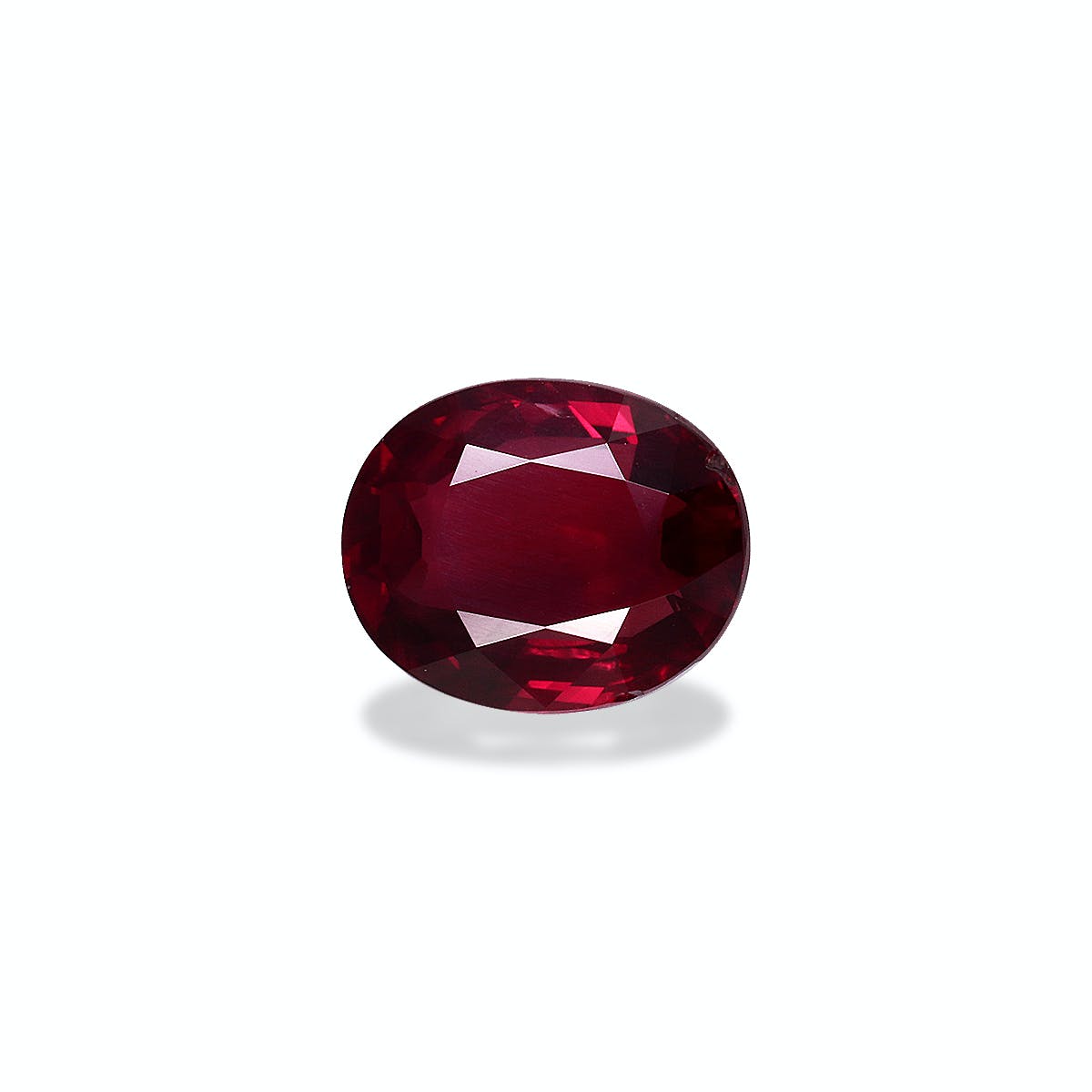 Mozambique Ruby Oval Fine Step Cut Red