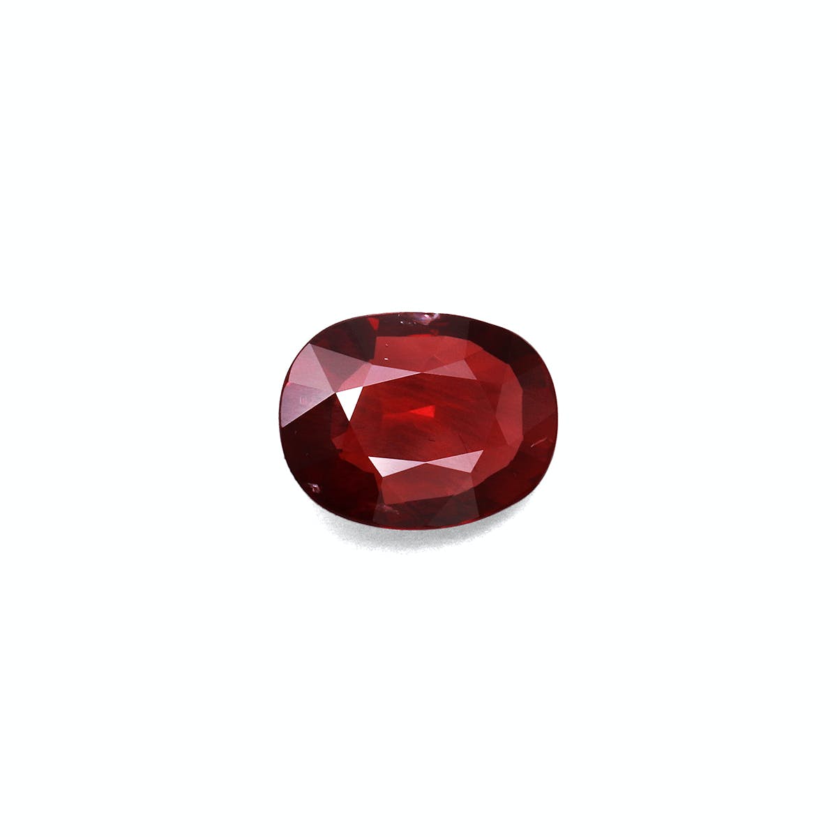 Mozambique Ruby Oval Fine Step Cut Red