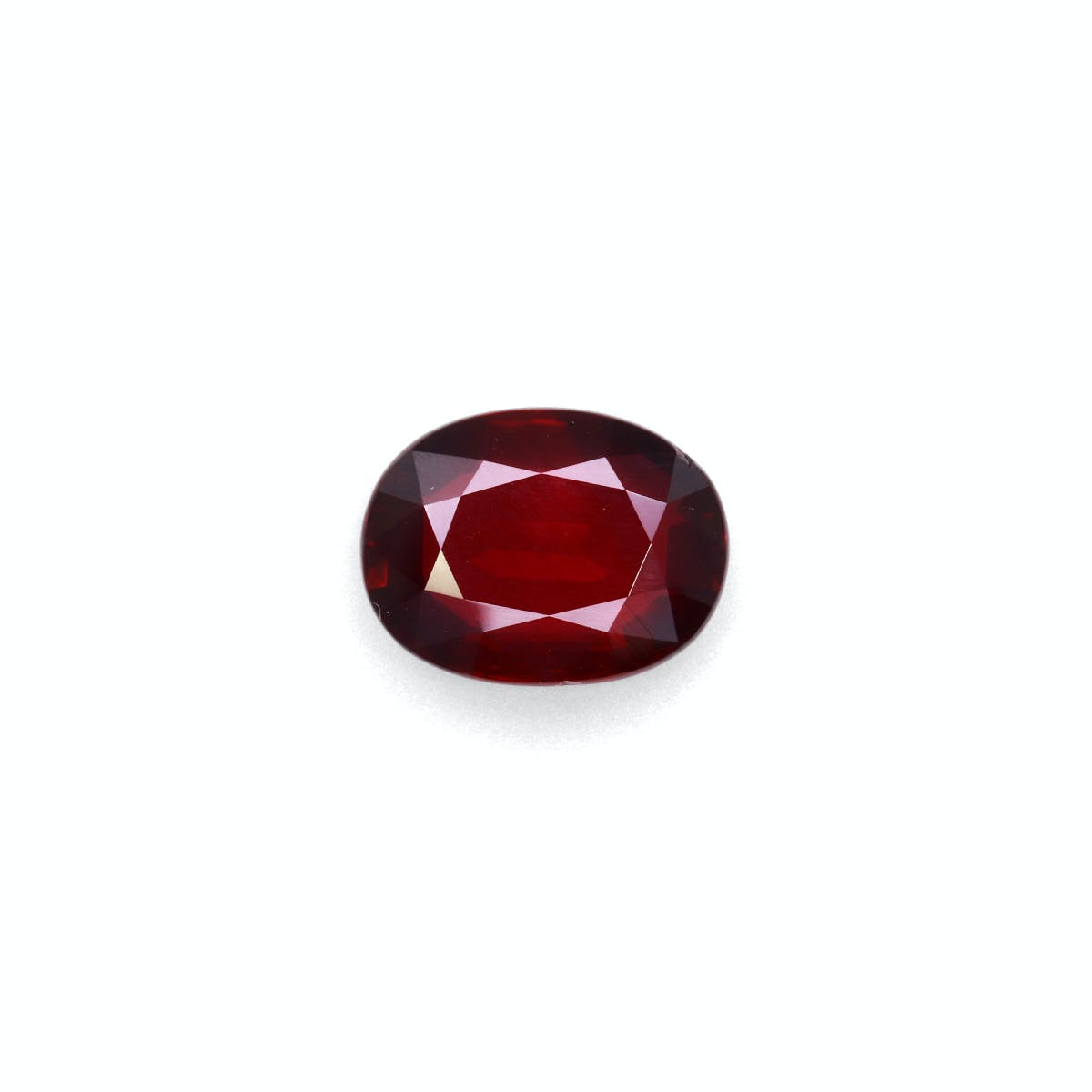 Mozambique Ruby Oval Fine Step Cut Red