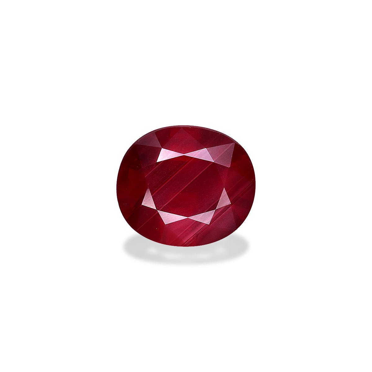 Mozambique Ruby Oval Fine Step Cut Red