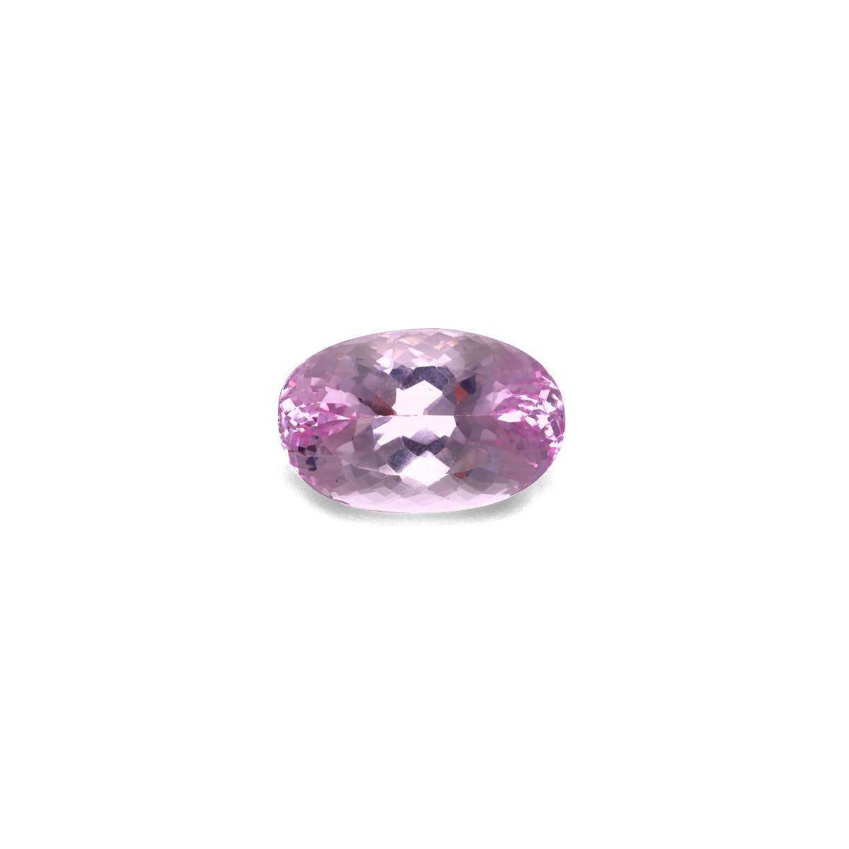 Kunzite Oval Modified Brilliant Cut Cotton Pink