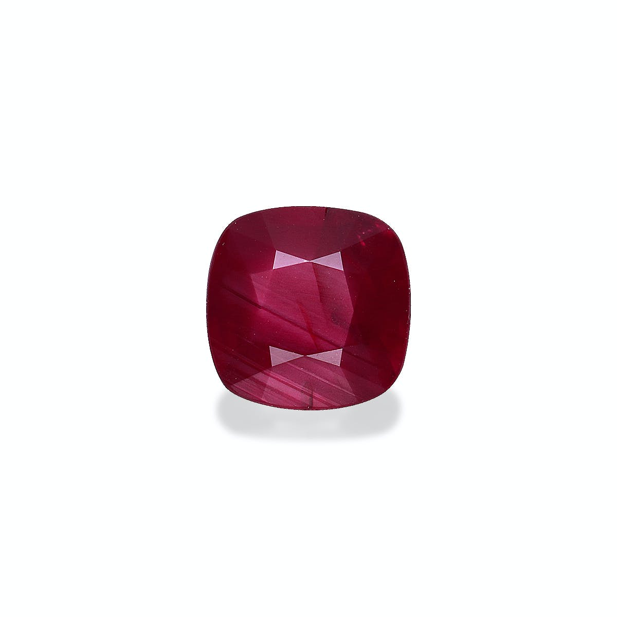 Mozambique Ruby Cushion  Red