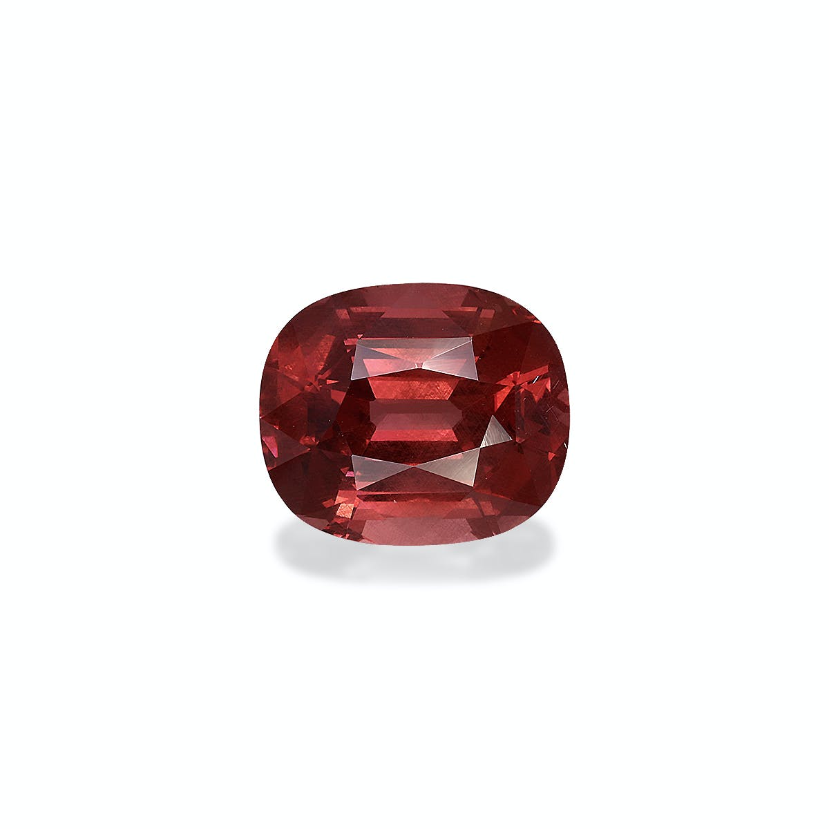 Malaya Garnet Cushion Fine Step Cut Rosewood Pink