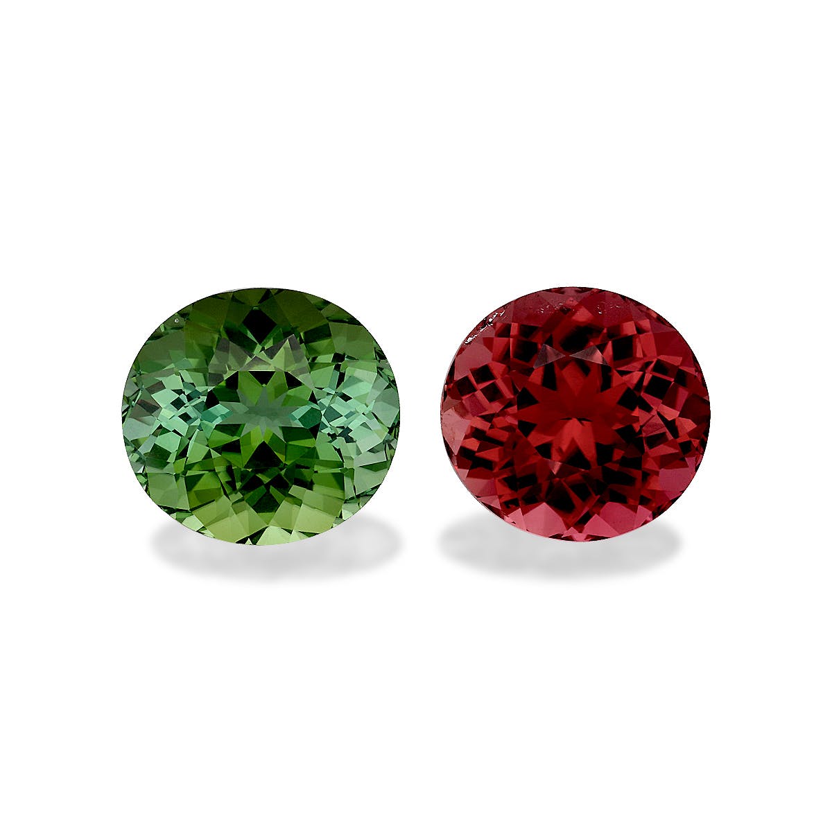 Compliment Colour Tourmaline Oval Modified Brilliant Cut Compliment Colour