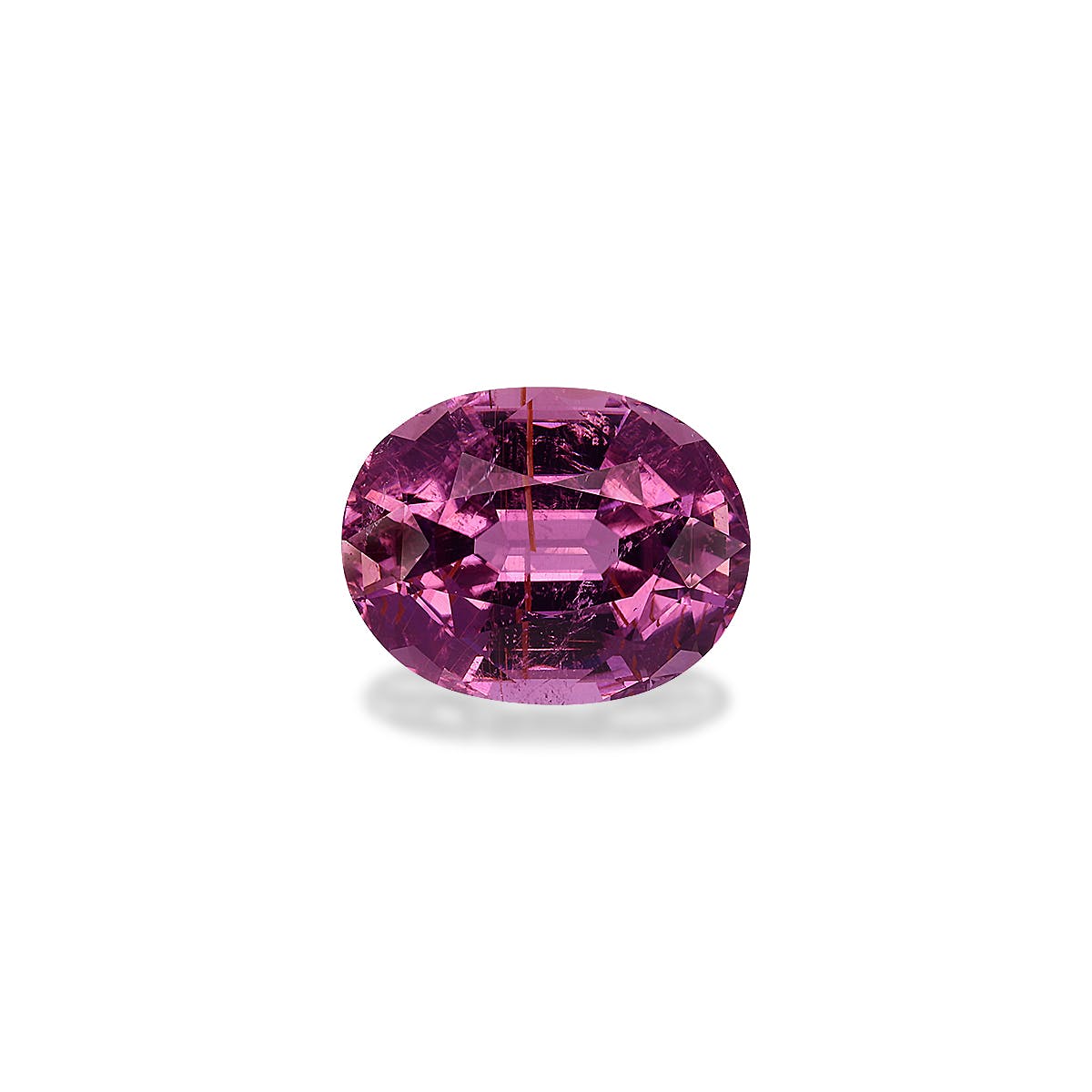 Cuprian Tourmaline Oval Fine Step Cut Fuscia Pink