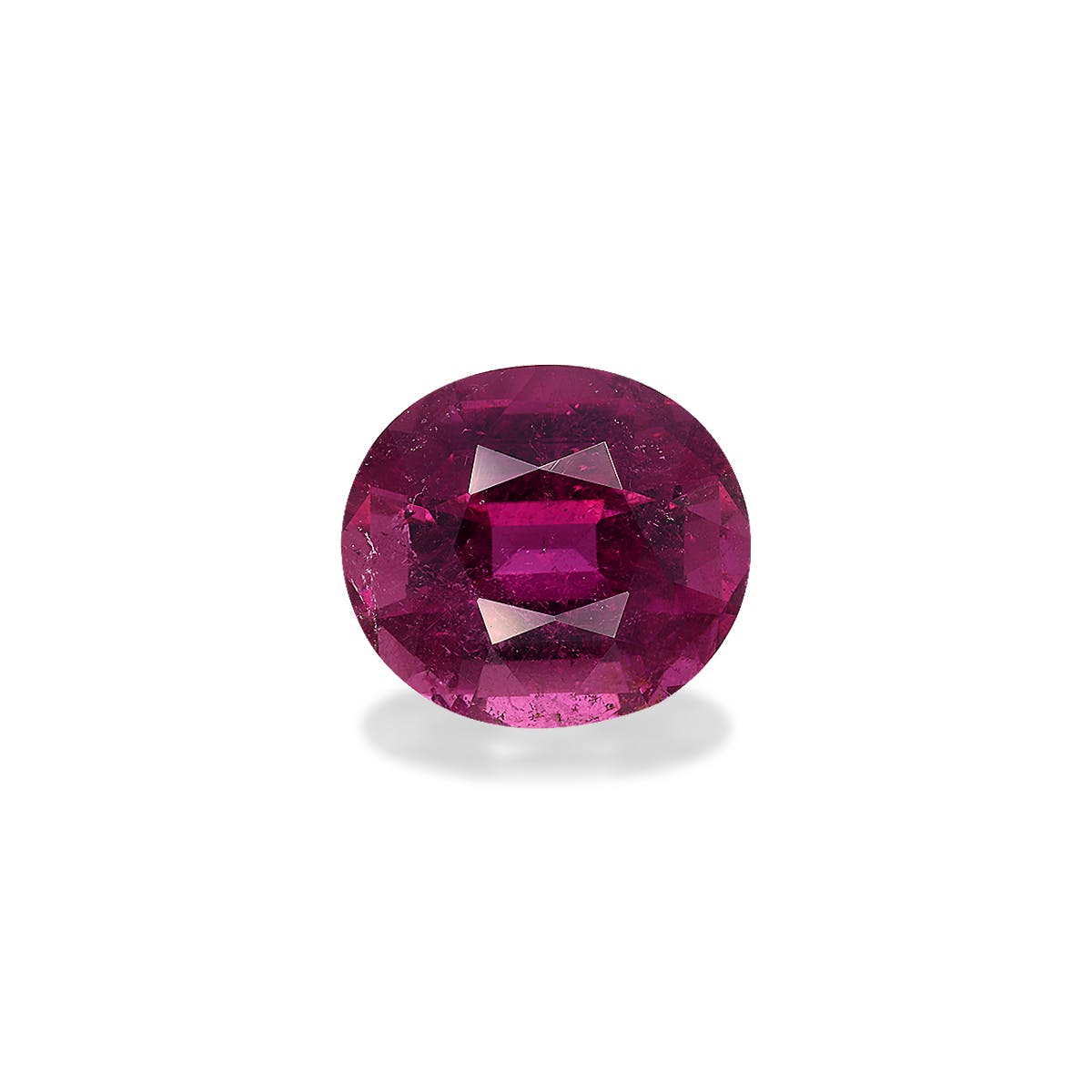 Cuprian Tourmaline Oval Fine Step Cut Pink