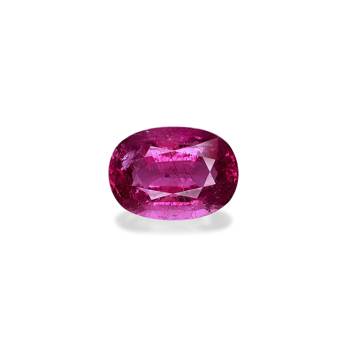 Cuprian Tourmaline Oval Fine Step Cut Magenta Purple