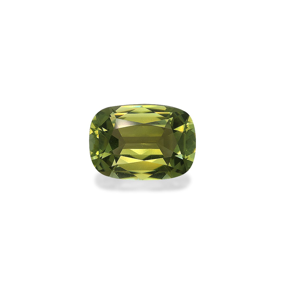 Cuprian Tourmaline Cushion Fine Step Cut Forest Green