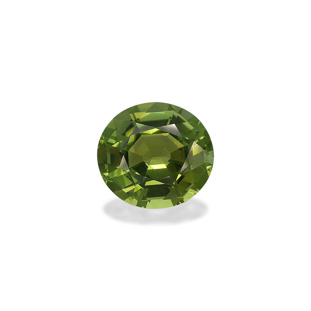 Cuprian Tourmaline Oval Fine Step Cut Forest Green