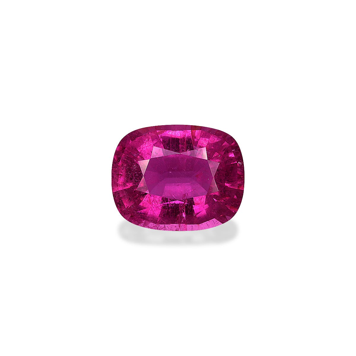 Cuprian Tourmaline Cushion Fine Step Cut Pink