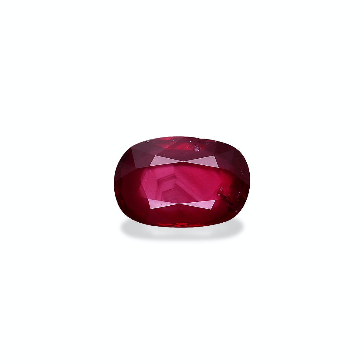 Mozambique Ruby Oval Fine Step Cut Red