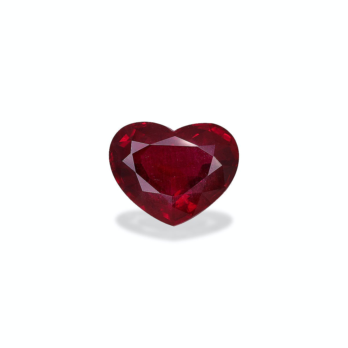 Mozambique Ruby Heart  Red