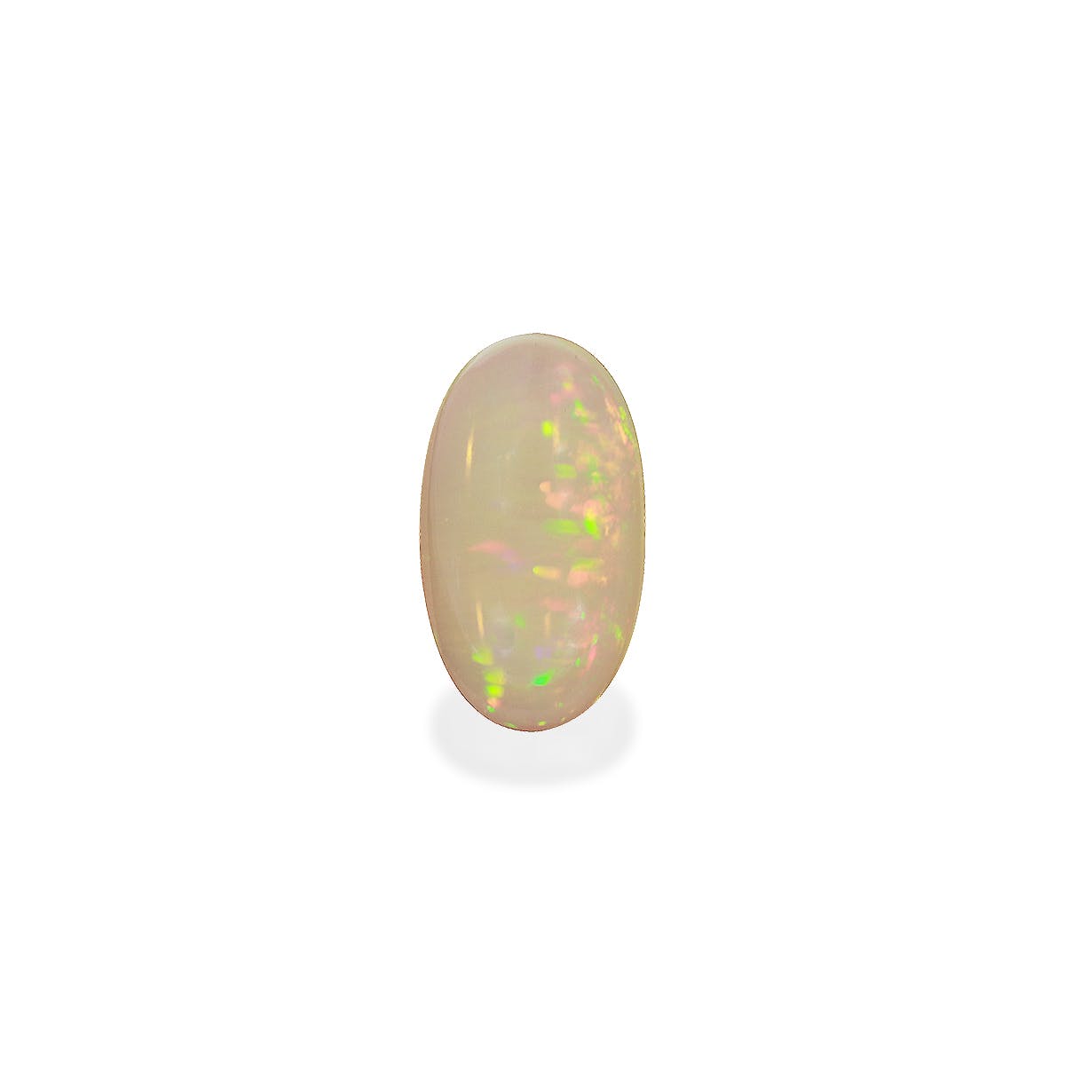 Ethiopian Opal Oval Cabochon White