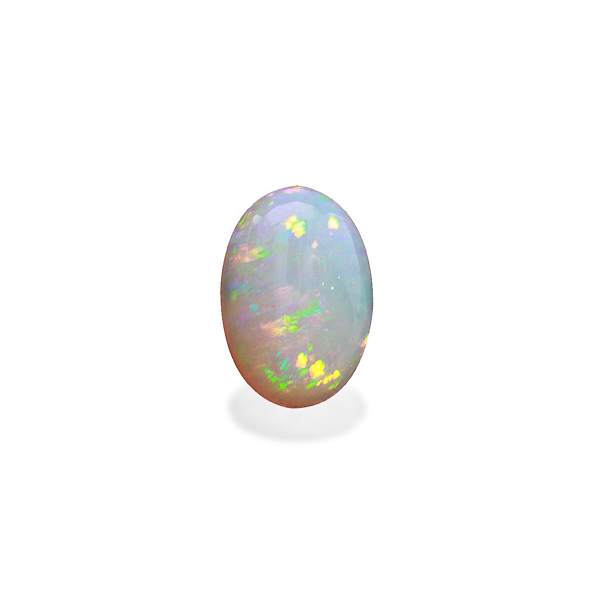 Ethiopian Opal Oval Cabochon White