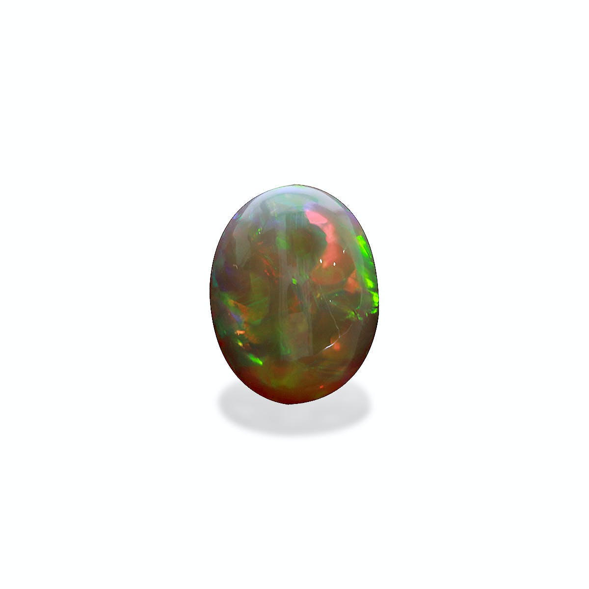 Ethiopian Opal Oval Cabochon White