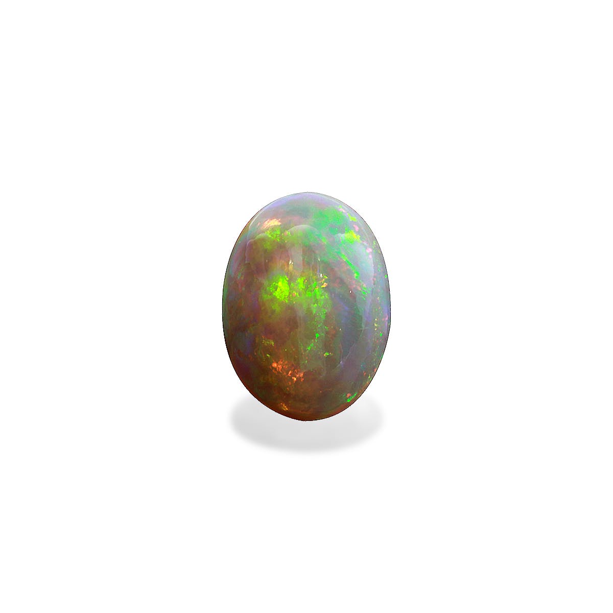 Ethiopian Opal Oval Cabochon White