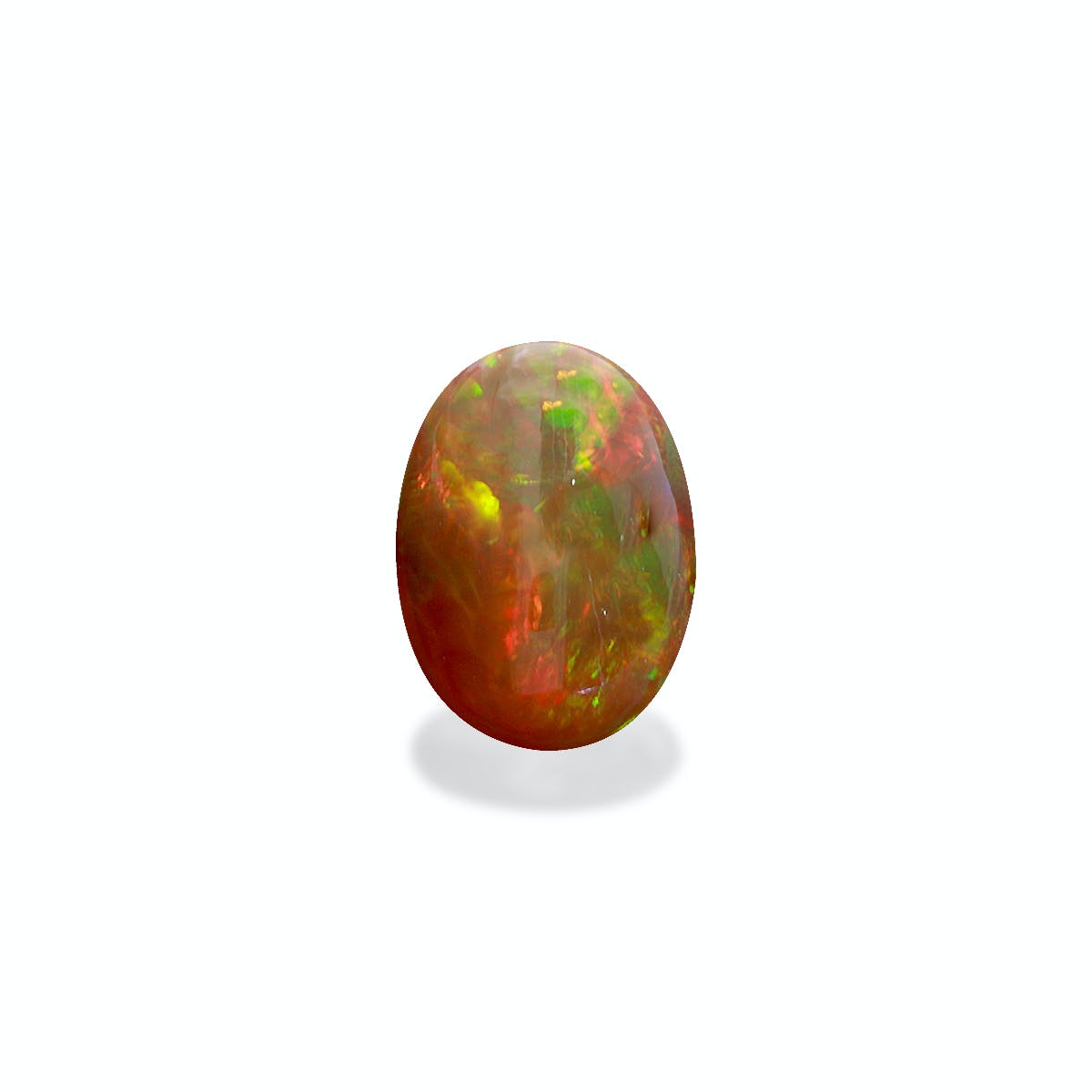 Ethiopian Opal Oval Cabochon White