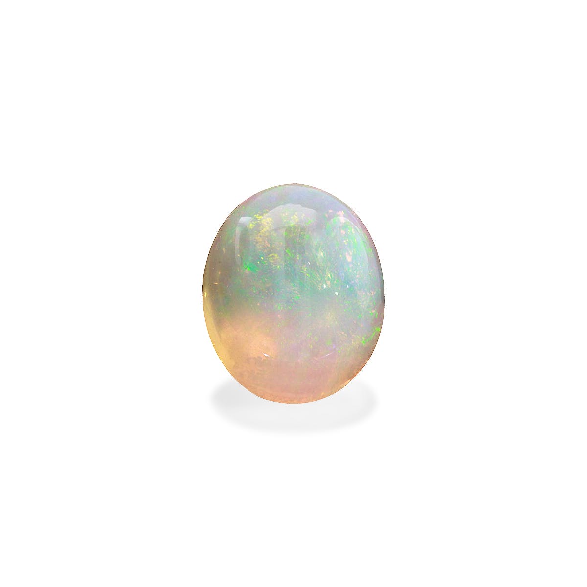 Ethiopian Opal Oval Cabochon White