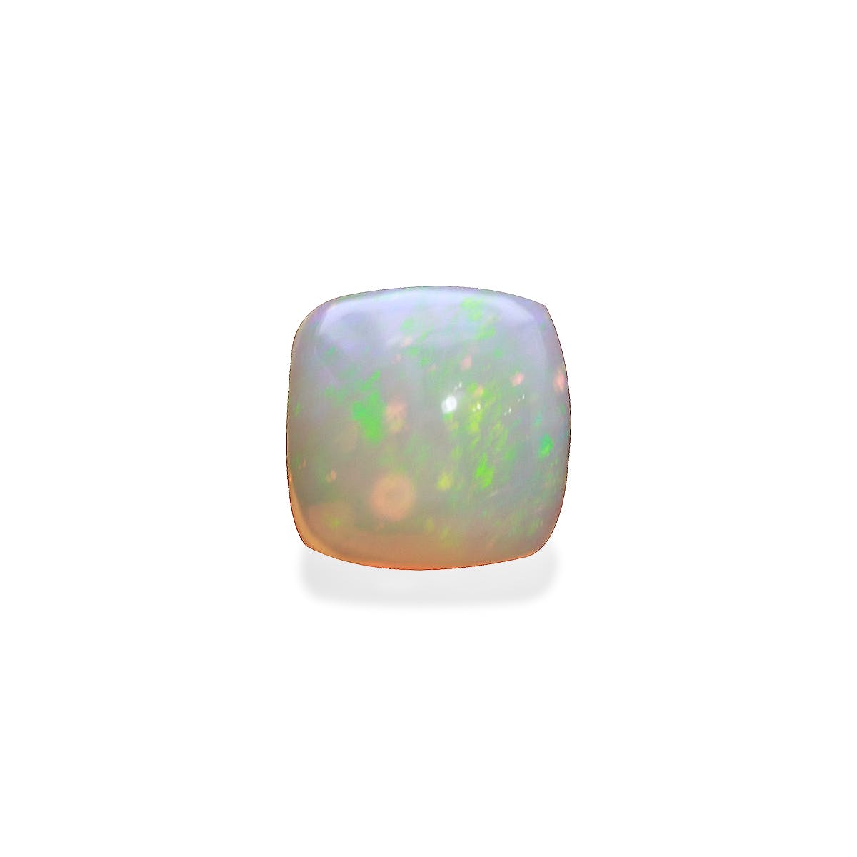 Ethiopian Opal Cushion Cabochon White