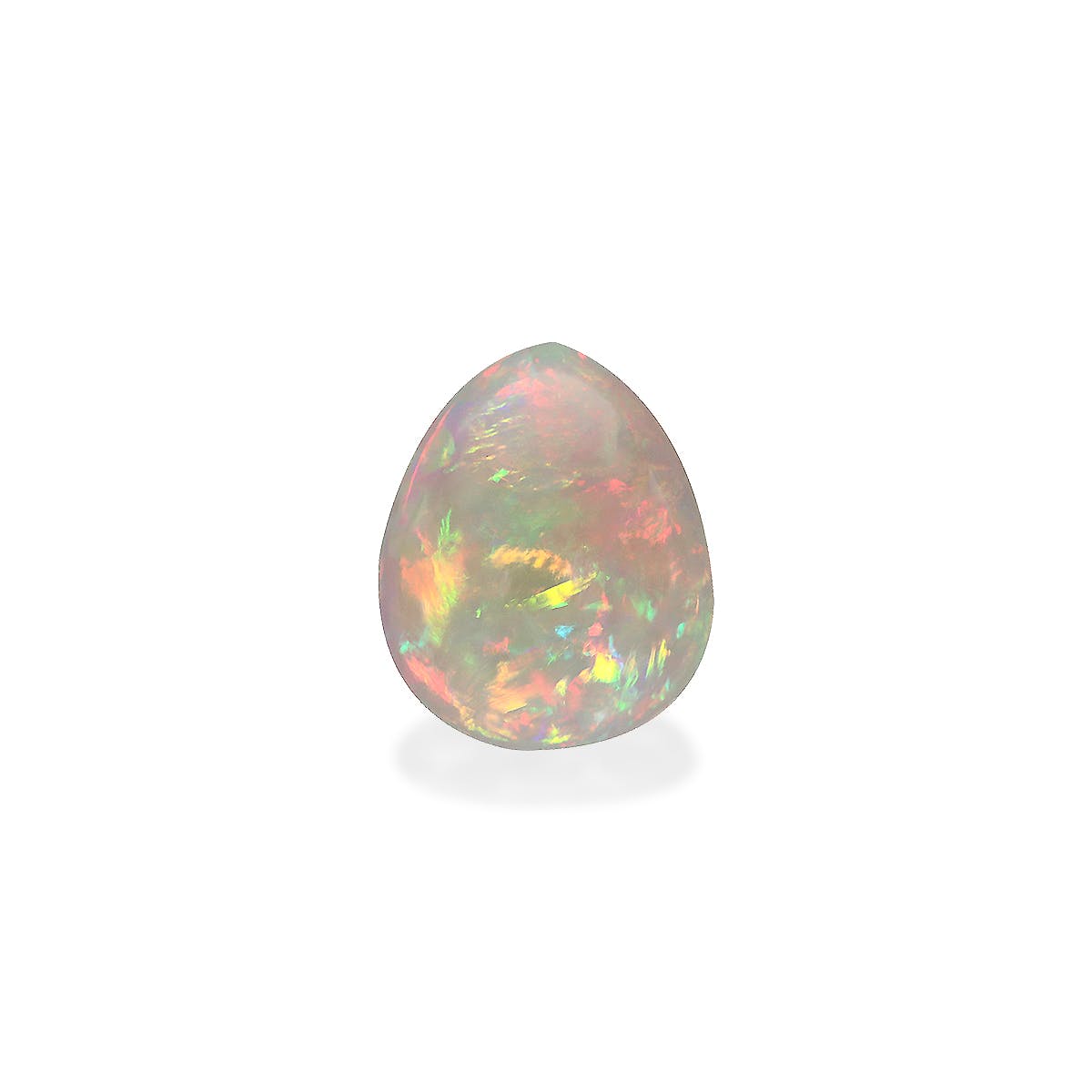 Ethiopian Opal Pear Cabochon Mixed Colour