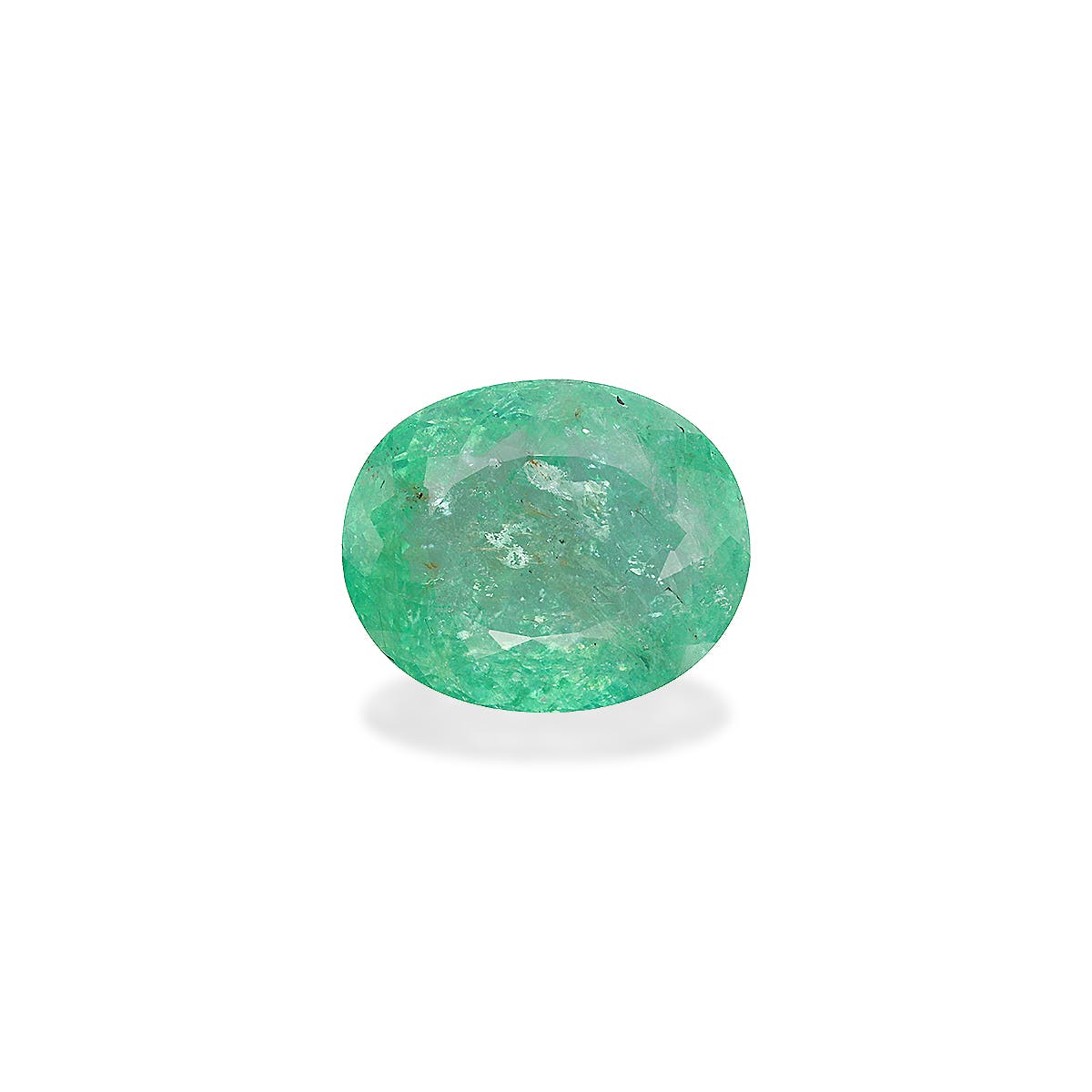 Paraiba Tourmaline Oval Modified Brilliant Cut Green