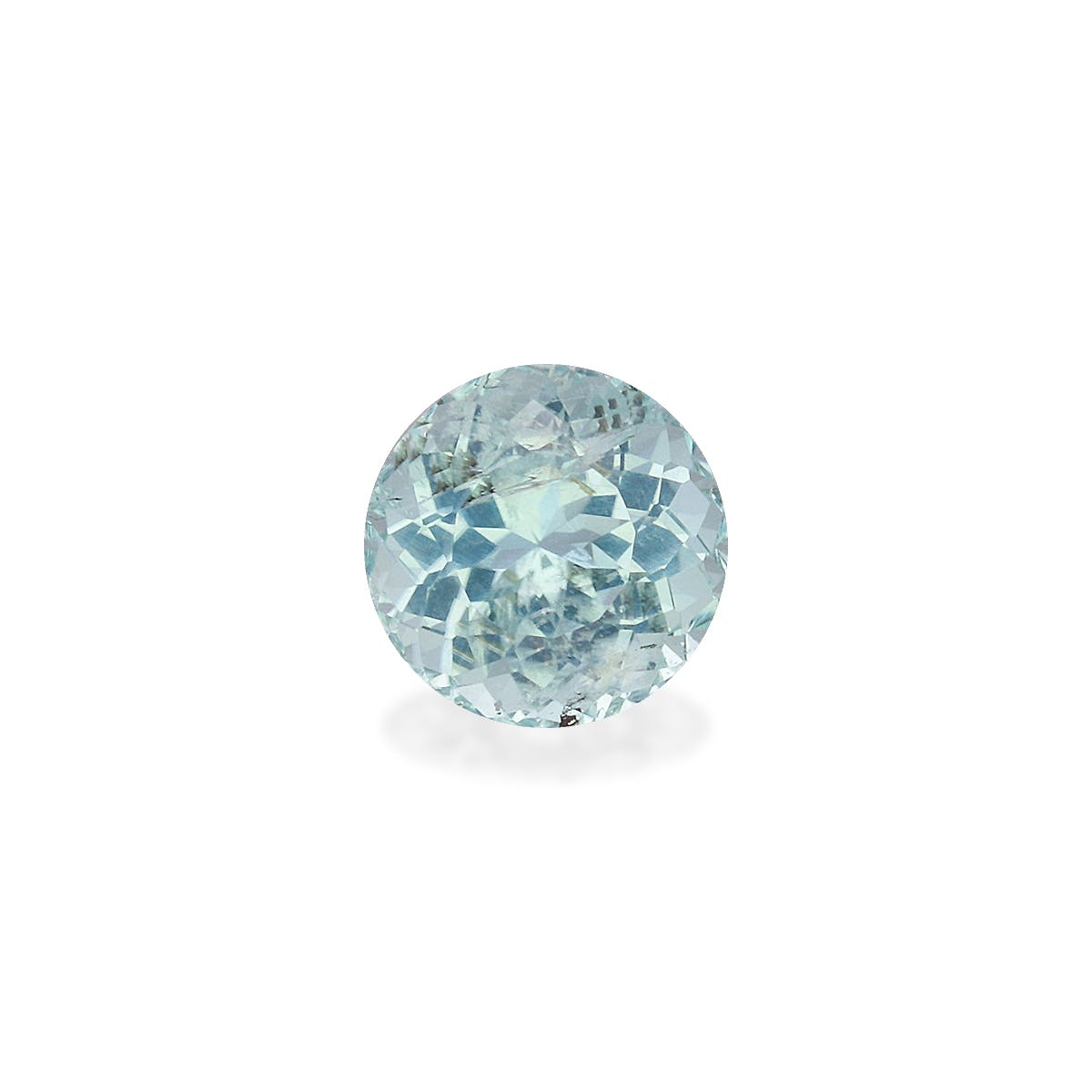 Paraiba Tourmaline Round Modified Brilliant Cut Sky Blue