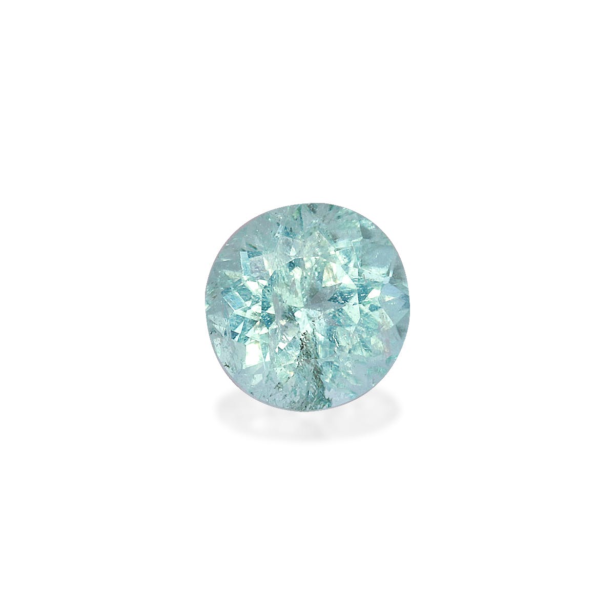 Paraiba Tourmaline Round Modified Brilliant Cut Sky Blue