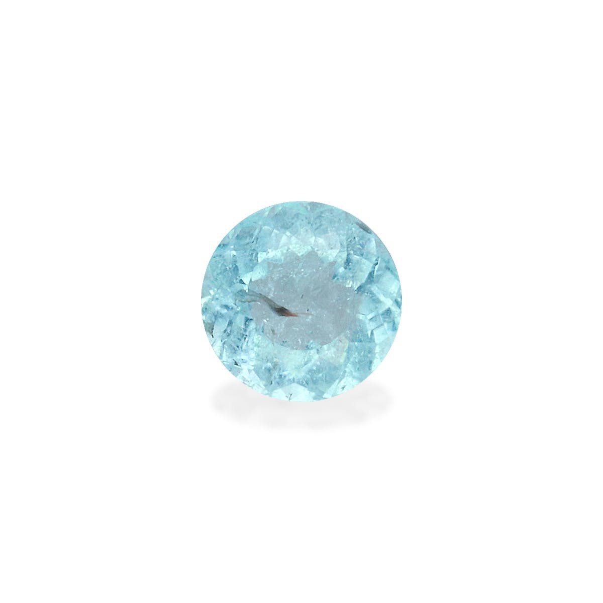 Paraiba Tourmaline Round Modified Brilliant Cut Sky Blue