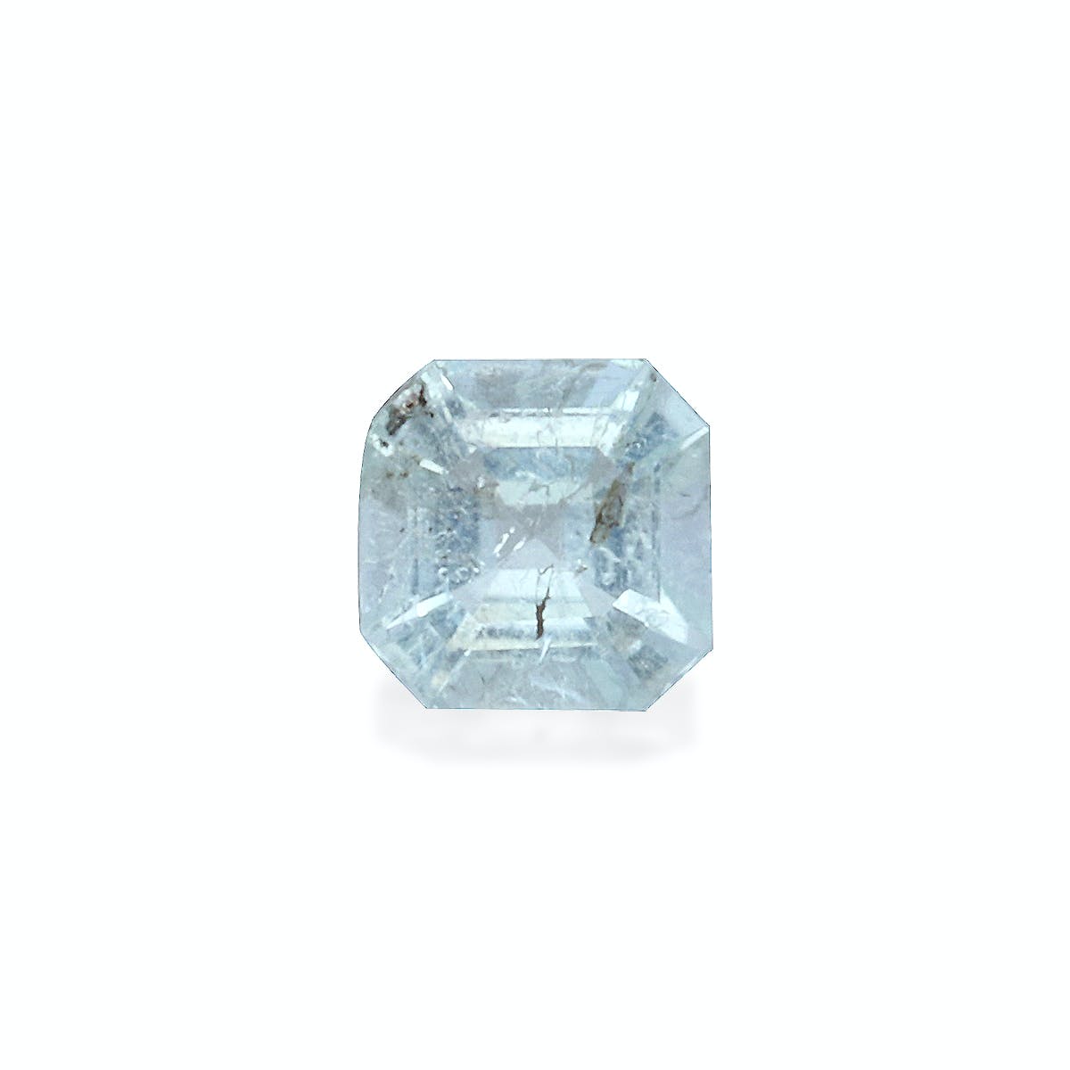 Paraiba Tourmaline Square Asscher Cut Sky Blue