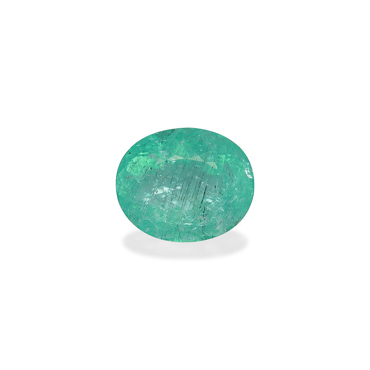 Paraiba Tourmaline Oval Modified Brilliant Cut Green