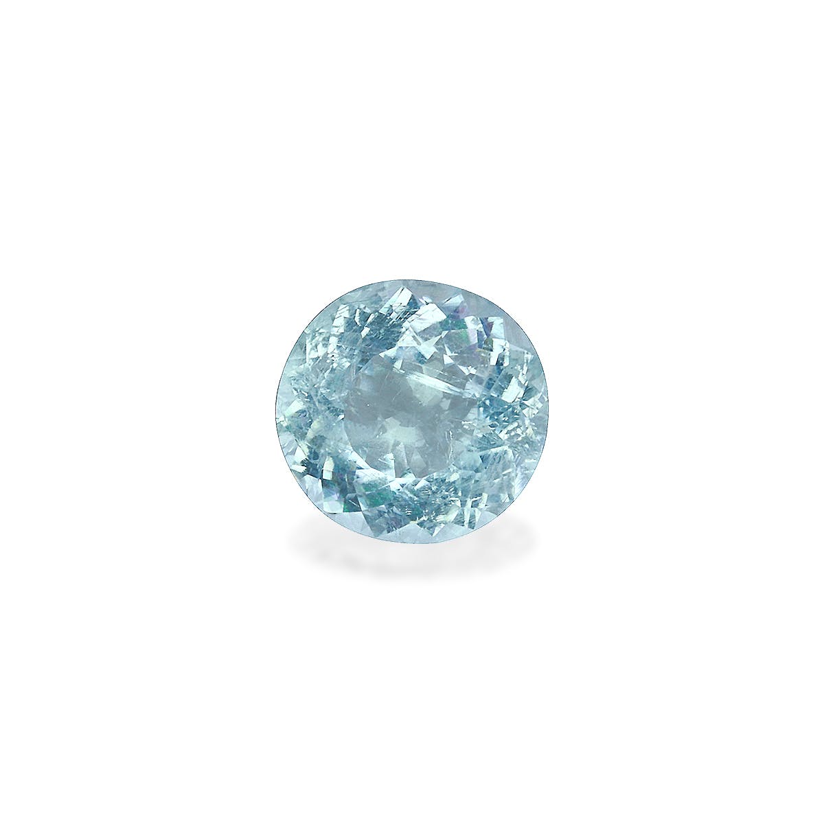 Paraiba Tourmaline Round Modified Brilliant Cut Sky Blue