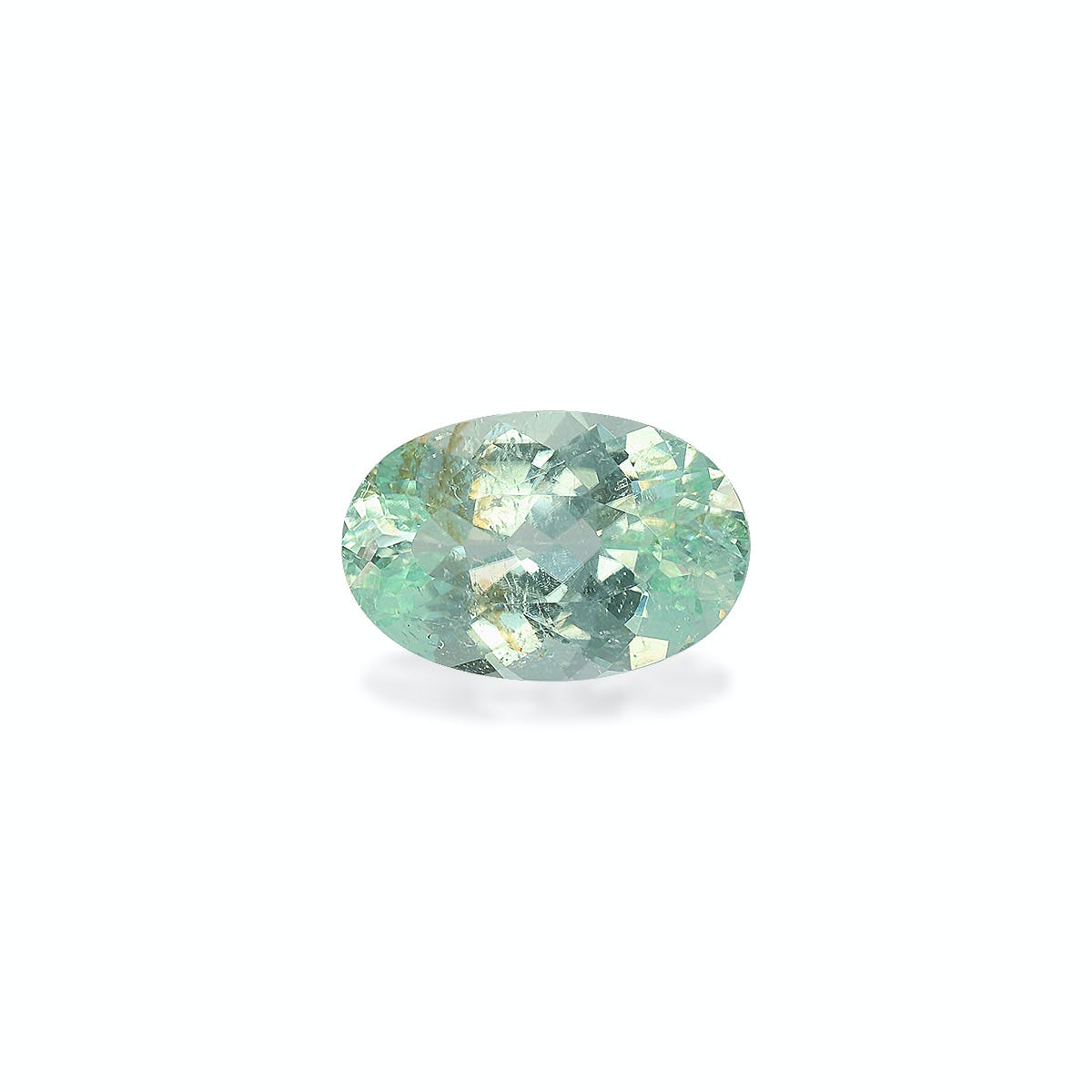 Paraiba Tourmaline Oval Modified Brilliant Cut Green