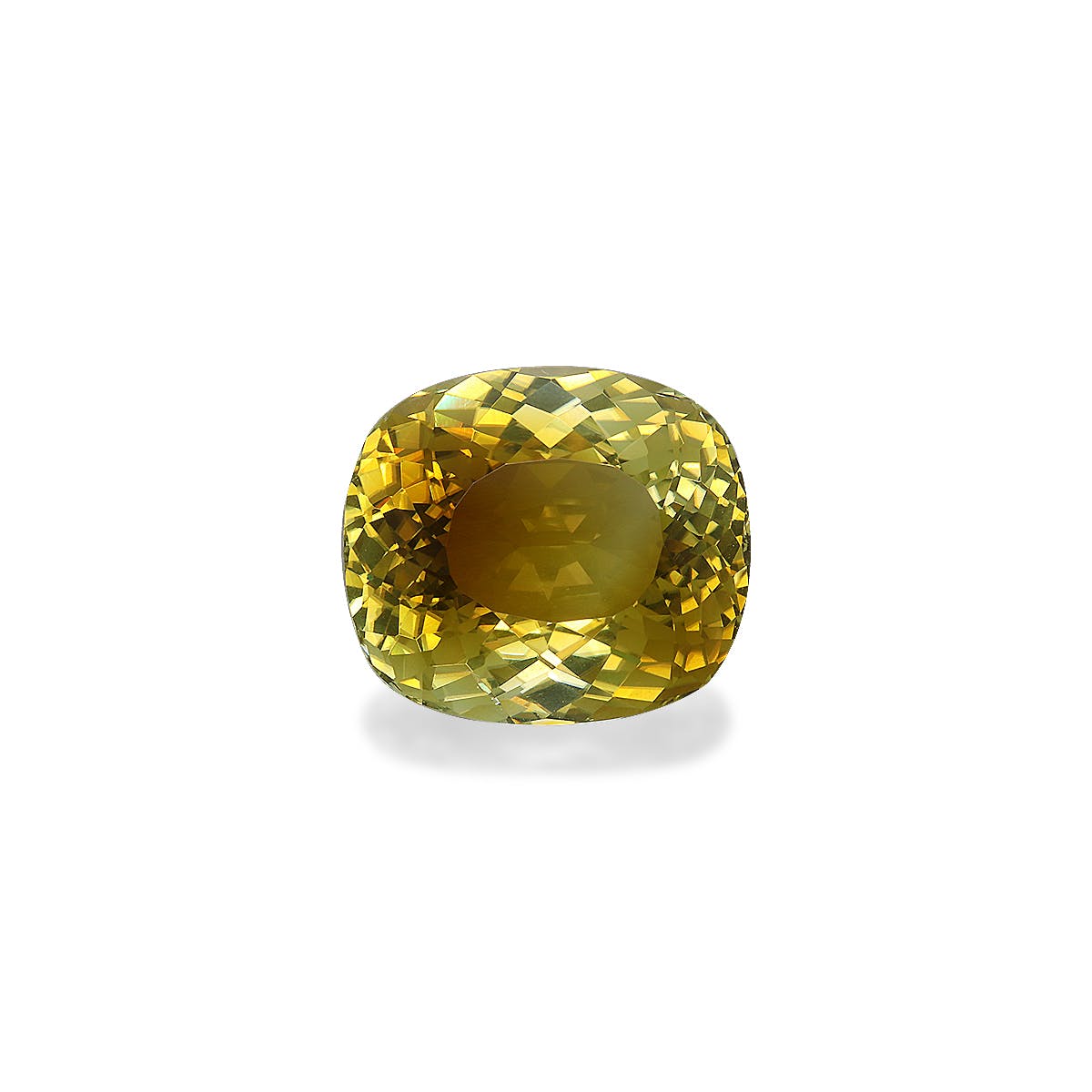 Cuprian Tourmaline Cushion Modified Brilliant Cut Yellow