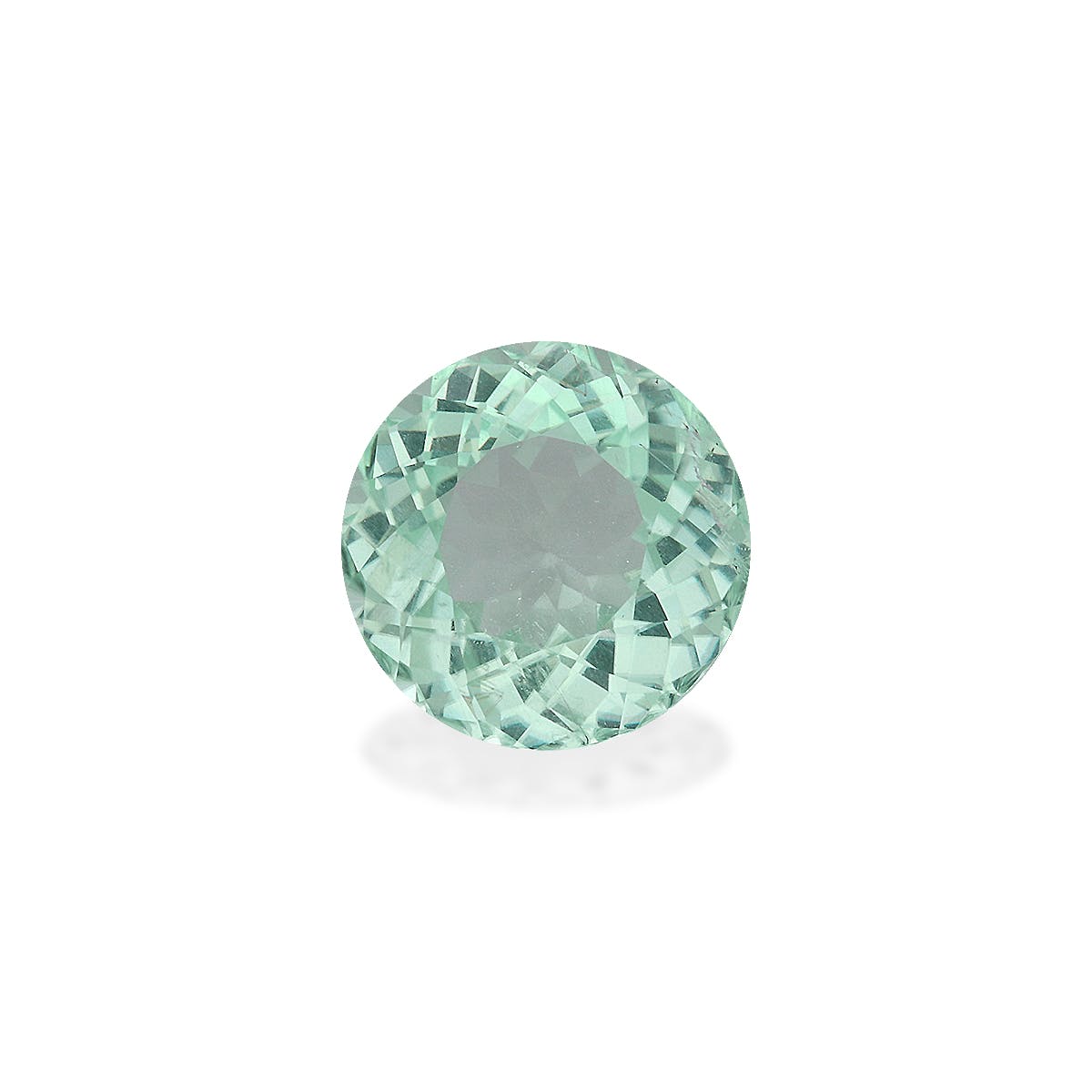 Paraiba Tourmaline Round Modified Brilliant Cut Mist Green