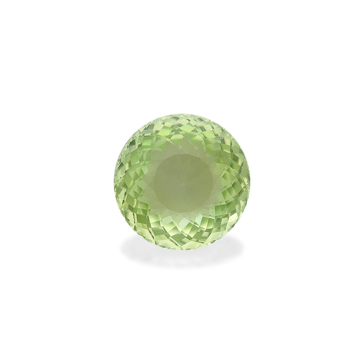 Paraiba Tourmaline Round Modified Brilliant Cut Lime Green