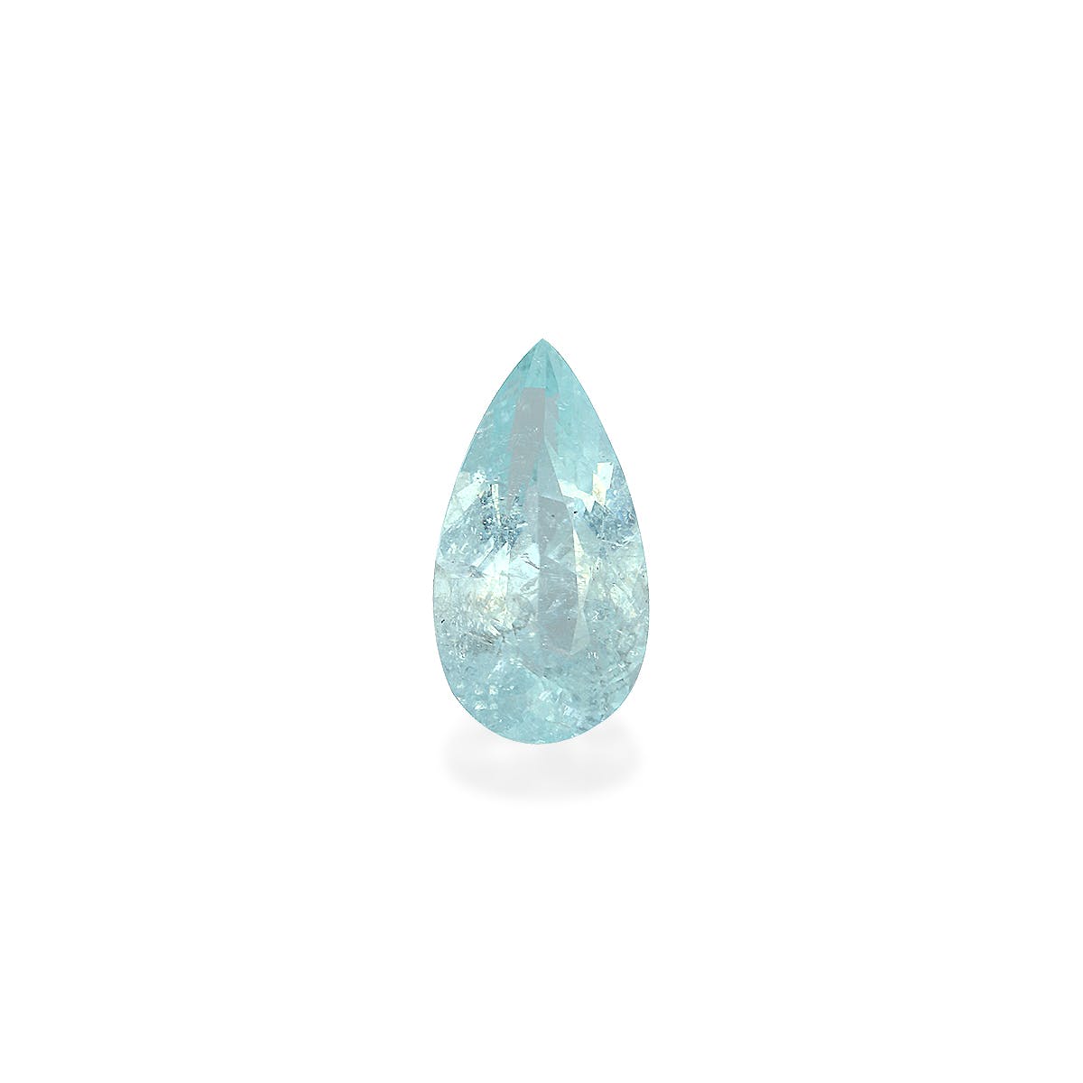 Paraiba Tourmaline Pear Modified Brilliant Cut Sky Blue