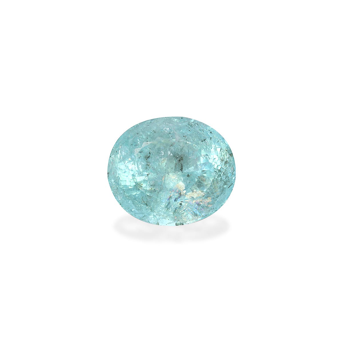 Paraiba Tourmaline Oval Modified Brilliant Cut Sky Blue