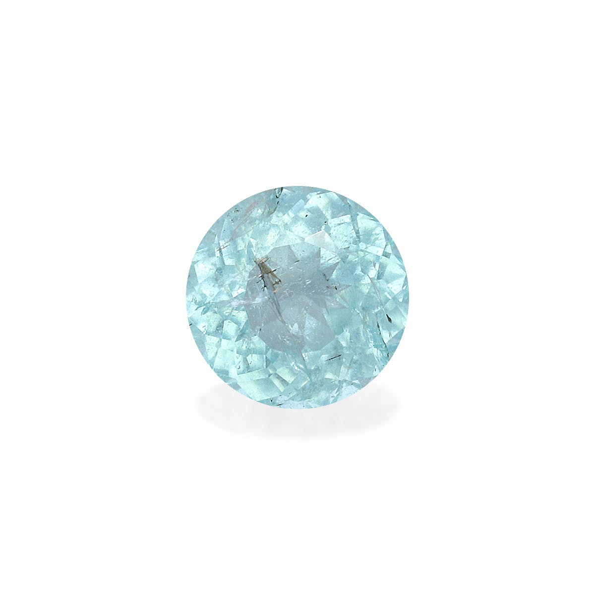 Paraiba Tourmaline Round Modified Brilliant Cut Sky Blue