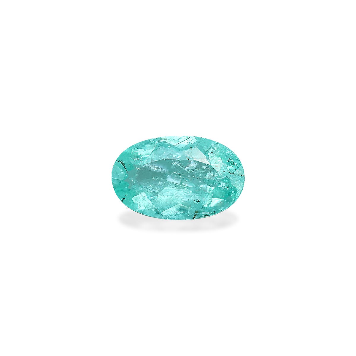 Paraiba Tourmaline Oval Fine Step Cut Teal Blue