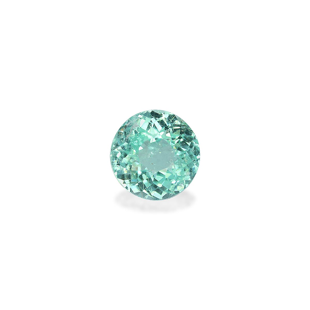 Paraiba Tourmaline Round Modified Brilliant Cut Green