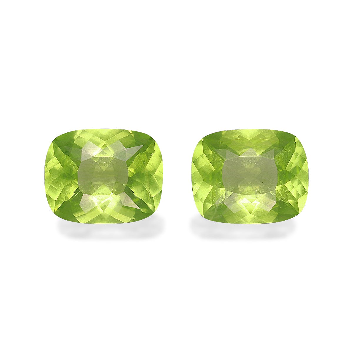 Peridot Cushion Modified Brilliant Cut Lime Green